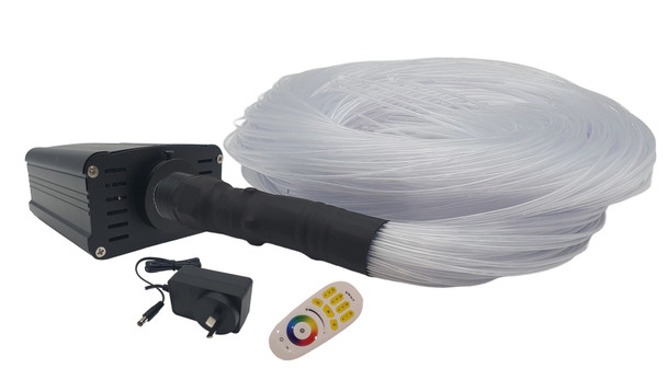 Mobile Sensory Bundle 150FM -Bubble Tube 150cm tall with Fibre Optic, Mobile Unit and Bracket