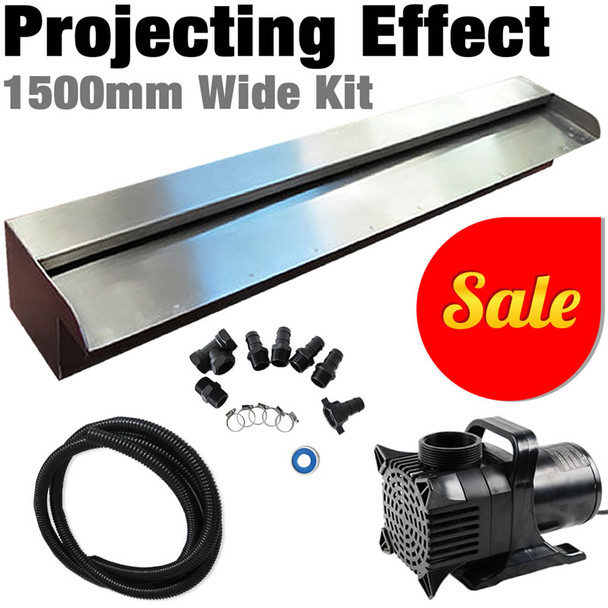 SAVER 1500 - Water Feature Wall Kit Projecting Effect-1500mm Spillway FREE SHIPPING