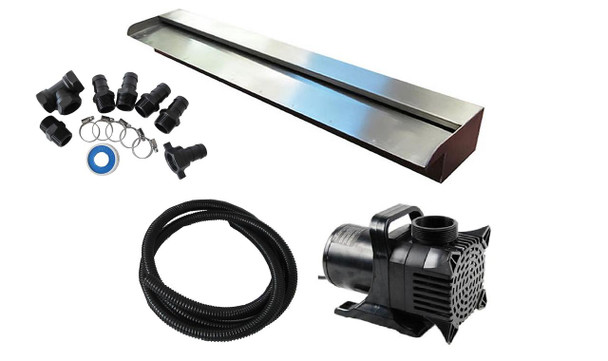 SAVER 1200 - Water Feature Wall Kit Projecting Effect - 1200mm Spillway FREE DELIVERY