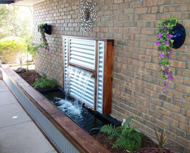 Creat your own Water Feature | Water Feature Stainless Steel Spillway