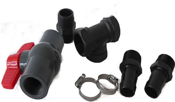 This Back Flow Valve Kit allow you to control the water flow speed by diverting flow back into your trough/catchment area.