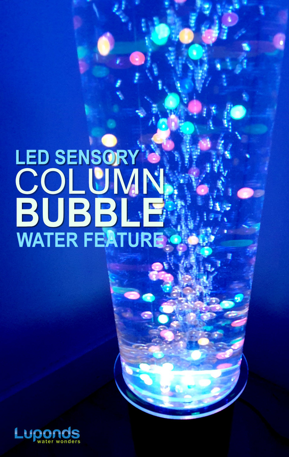 Bubble Tube Water Feature LED Sensory