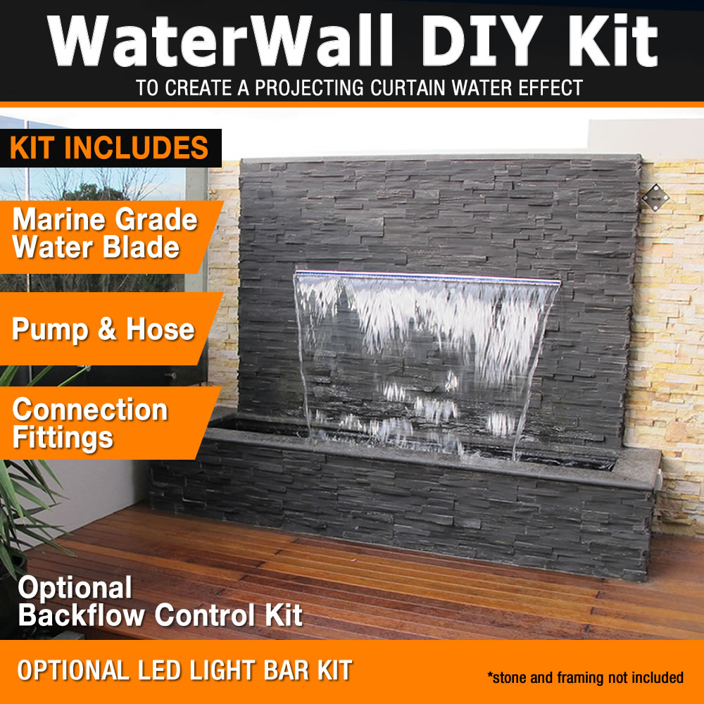 projecting effect waterwall kits