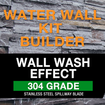 wall wash water wall kit