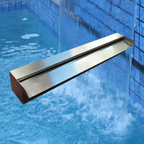 Stainless Steel Water Blade Spillway  - Suitable for swimming pool water wall