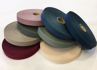 Red/Purple Carpet Polyester Binding Tape - 2 rolls in a pk 7/8 wide 144  yards