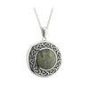 Irish Celtic Connemara Marble Pendant