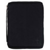 X-Large Canvas Bible Cover with Embroidered Cross