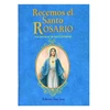 Front cover with a image of Mary on the Recemos El Santo Rosario Pray the Rosary