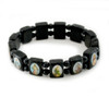 More saints on the Small Wood Black Stretch Bracelet