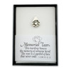 Memorial Tear Pin, Sterling Silver in the Gift Box