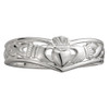 Sterling Silver Claddagh Wishbone Ring