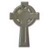 Back of the Celtic Wall Cross with Celtic Knot Pewter 8"