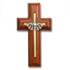 Rosewood Cross w/Inlaid Dove