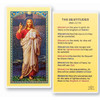 Beatitudes Holy Card Laminated