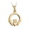 18K Gold Claddagh Pendant