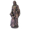 Christ with Children Statue that is lightly handpainted and 35 inches high