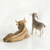 Back view of the Willow Tree® Nativity Set - Ox and Goat Figures