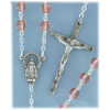 Pink Aurora Borealis Lock Link Rosary