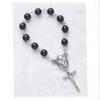 One Decade Black Rosary