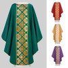 631 Green Chasuble with Collar