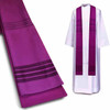 Purple Overlay Stole