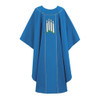 Indigo Advent Chasuble with 4 Candles