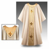 Cream/Gold Chasuble w/Chiesa Crosses