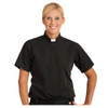 Women's Short Sleeve Tab Shirt in Black