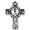 Boys First Communion Pewter Wall Cross