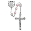 Pink Pearl Bead Woman's Rosary