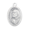 St. Mother Teresa Silver Oxidized Medal