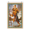 St Christopher Pewter Necklace with laminated Prayer Card