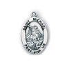 St. Michael Medal Small Necklace on 20" Chain