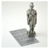 3-1/2" Saint Florian Staue in Pewter