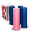 3"x12" Sarum Blue/Pink Pillar Advent Candle Set