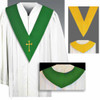 BV Choir Scapular Reversible Green/Gold