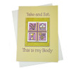 "Take and Eat" First Communion Greeting Card