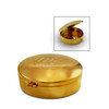 CS Large Gold Pyx w/IHS Design