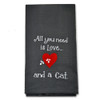 Dog and Cat Embroidered Towels 3 Asst