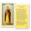 St. Catherine of Siena Holy Card Laminated