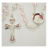 Pink & Pearl Rosary with Enamel