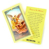 "Prayer of St. Michael" Laminated Holy Card