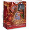 Holy Family Christmas Gift Bag Red