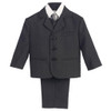 5-Piece Dark Grey Boy's Suit