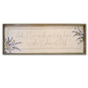My Home Plaque 45x17IN reads "What I love most about my home is who I share it with" with floral design