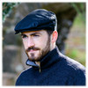 Irish Made Trinity Waxed Cotton Cap on Model