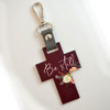 Be Still Cross Key Chain