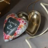 Sister Art Heart Trinket Box pictured out of packaging