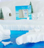 Travel Set of Inis Products pictured in winter display